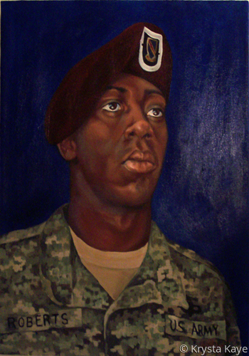 Painting-Portrait Soldier