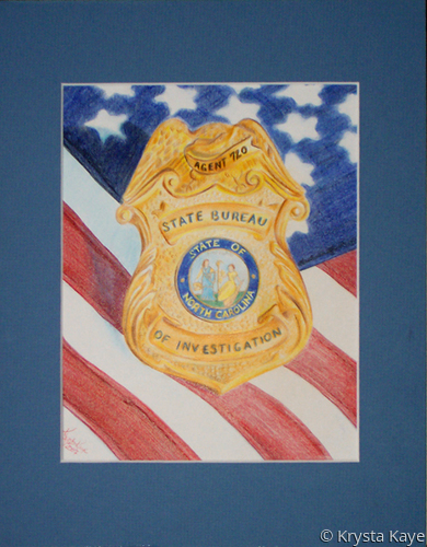 Drawing-Agent Badge Drawing