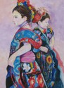 Painting--Acrylic-GenreTwo Dancers