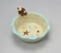 Ceramics--Stoneware-AnimalsMonkey Bowl and Bib