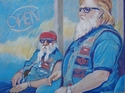 Painting--Pastels-GenreKnockin on Heaven's Door