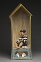 Sculpture--Ceramic-FigurativeCircus Girl Gets a Long Letter
