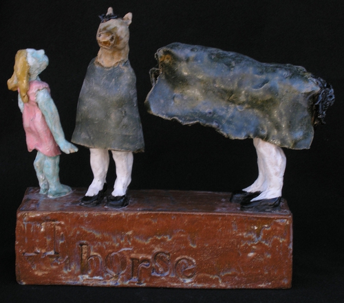 Sculpture-Figurative-H is for Horse (from circus alphabet)