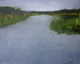Painting--Oil-Landscape essex estuary