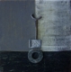 Mixed Media--On Canvas-Non-representationalTotem
