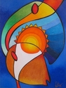Kim Vallee, Kimberly Vallee, Kim, Vallee, Spirits, Spiritual, Dreams, Pride, Colored Pencil, Native, Montreal, Quebec, Canada - Abstract Drawing