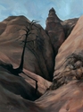 Tent Rocks,Santa Fe,New Mexico,rock formations,hoodoos,southwestern landscapes - Landscape Painting