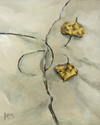 White Sands Haiku:  Yellow Leaves