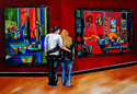 Exhibit Red -  Inspired by Marcel Mouly