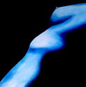 Spiraled Aura Blue