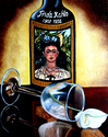 Frida Kahlo Wine Label