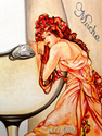Mucha Wine Label