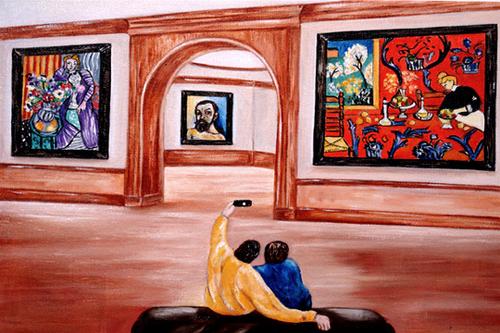 Painting-Oil-Matisse Inspired Exhibit