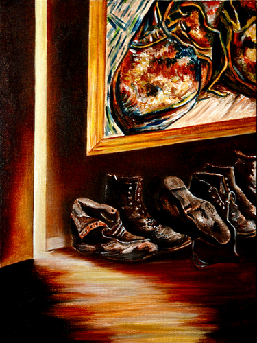 Painting-van Gogh's Shoes