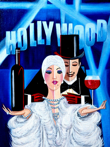 Painting-Oil-Connoisseur's Hollywood Nights