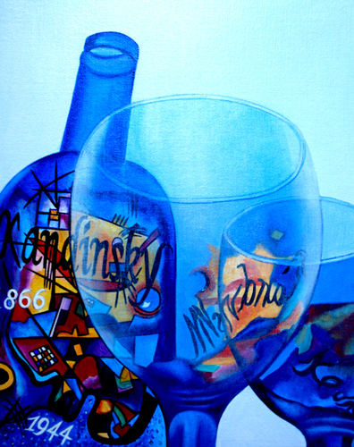 Painting-Kandinsky Wine Master II