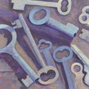 Painting--Pastels-AbstractPrimitive Beginnings