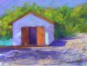 Painting--Pastels-LandscapeYost Boat House