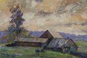 Painting--Pastels-AbstractBlue Boards