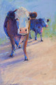 Painting--Pastels-AnimalsUdderly Forward