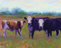 Painting--Pastels-AnimalsUdderly Three