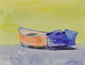 Painting--Watercolor-SeascapeSalt Skiff