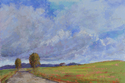 Painting--Pastels-LandscapeFlax Field Plains
