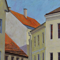 Painting--Pastels-CityscapeVilnuis Tops