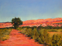 Painting--Pastels-SouthwesternRoad to Sante Fe