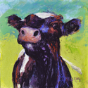Painting--Pastels-Animalsoh udderly!