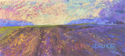 Painting--Pastels-LandscapeFogland Field