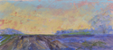 Painting--Pastels-LandscapeFogland Sunset