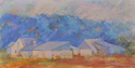 Painting--Pastels-AbstractField Barns