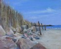 Painting--Pastels-SeascapeWarren's Point Nor-Easter