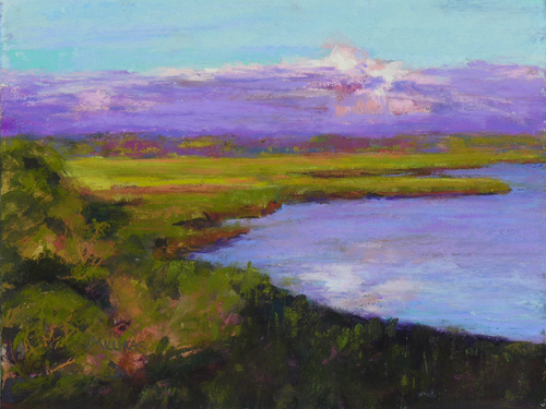 Painting-Seascape-Rainbow Light at Seapowet