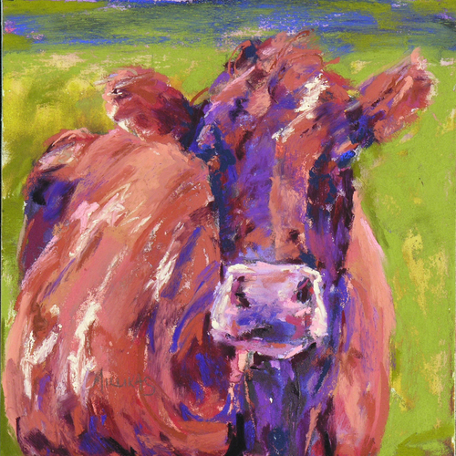 Painting-Animals-Udderly Brindle !