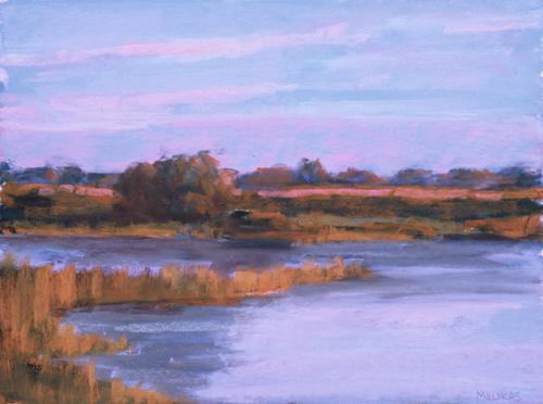 Painting-Animals-Seapowet Marsh Fall