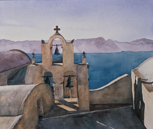 Painting-Seascape-Greek Bells