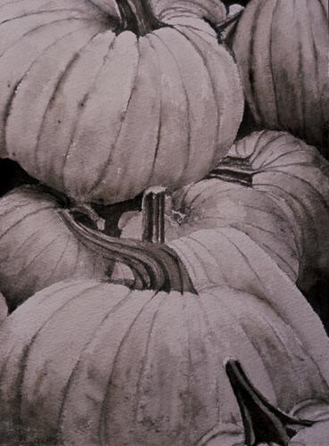 Painting-Sepia Stems