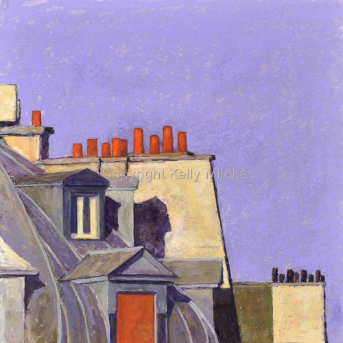 Painting-Cityscape-Paris Tops