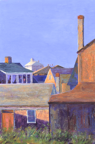 Painting-Landscape-Monhegan Tops