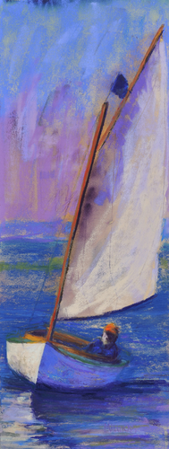 Painting-Hot Harbor Sail 