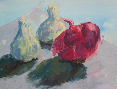 Painting-Still Life-The Allium Alliance