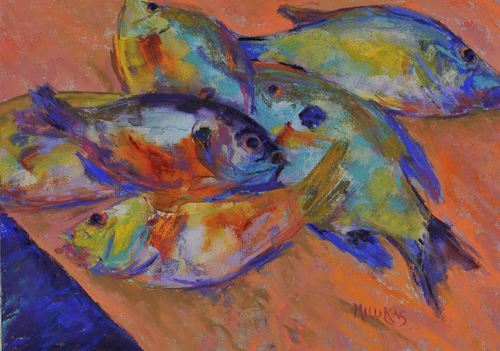 Painting-Animals-Catch Fish Glow