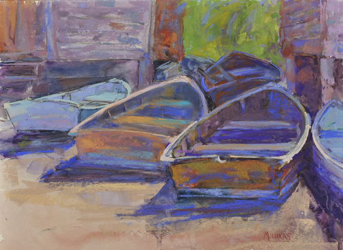 Painting-Seascape-after a day at play