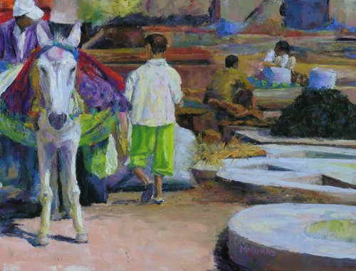 Painting-Landscape-The Tannery