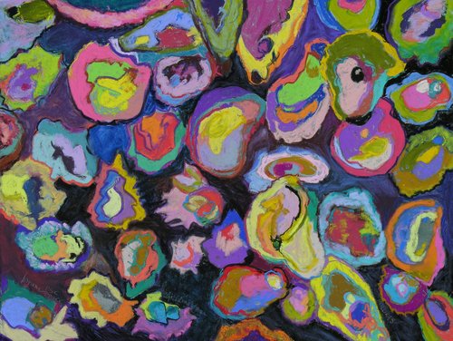 Painting-Abstract-The Oyster Party