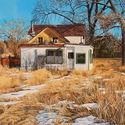 Painting--Acrylic-PhotorealismOld House in Elbert, Colorado