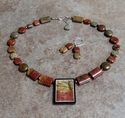 Tibetan RED RIVER JASPER Intarsia (Set) Tibetan%20RED%20RIVER%20JASPER%20Intarsia%20%28Set%29 (thumbnail)