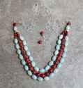 Amazonite & Sponge Coral with Sterling Chain (Set) Amazonite%20%26%20Sponge%20Coral%20with%20Sterling%20Chain%20%28Set%29 (thumbnail)